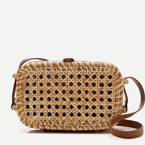Jcrew woven cross body purse